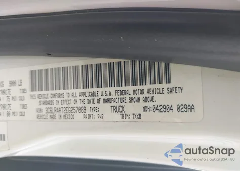 2014 Ram 2500 Tradesman z USA, uszkodzony, nr VIN 3C6LR4AT2EG257089